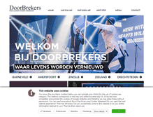 Tablet Screenshot of doorbrekers.nl